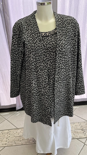 "RABE"  Tween Set Gr. 52 schwarz grau
