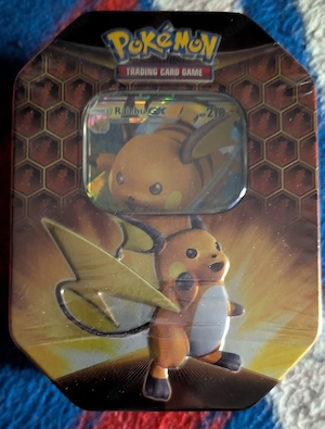 Pokemon Hidden Fates Raichu Tin Box 