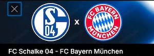 2x FC Schalke 04 FC Bayern München Ticket Nordkurve N1