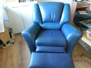Kunst Leder Fernseher Sessel