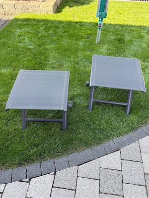 2 Klapphocker Livarno Home für Garten, bis 110 kg