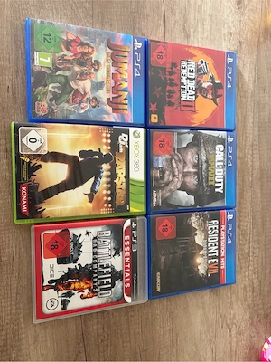 Videospiel-Paket: PS4, PS3 & Xbox 360 Spiele