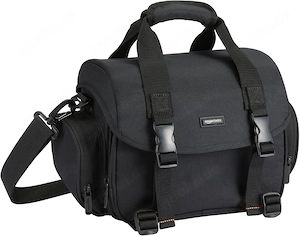 Fototasche Kameratasche Schultertasche für SLR-Kamera, Groß, Schwarz Orange | Wasserdicht