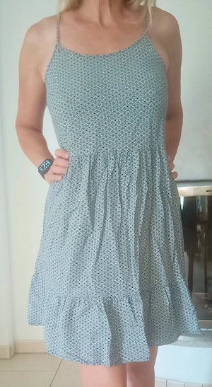 Sommerkleid schwarz weiß Größe 38