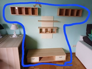 verkaufe schöne kleine stereo-anlage-möbel 