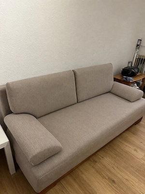 2x modernes Sofa   Couch in Beige   auch einzeln erhältlich