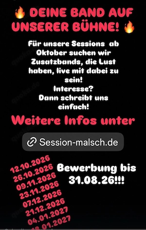 Bands gesucht!