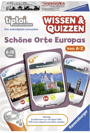 tiptoi Spiel Wissen & Quizzen Schöne Orte Europas
