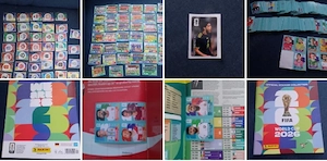 Panini WM2026 Leeralbum,689 Sticker inklusive 39Wappen,40Teamfotos,1CocaCola Sticker