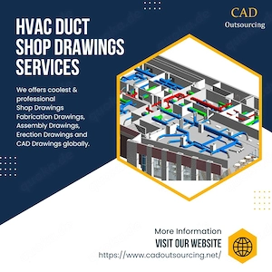 Outsource HVAC Duct Shop Drawings to Skilled CAD Professionals