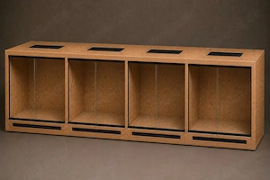  NEU Terrarium 200x60x60 mit 4 getrennte Kammern 
