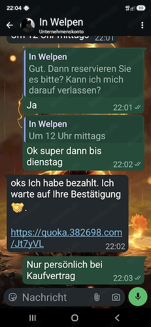 Betrüger unterwegs aufpassen 