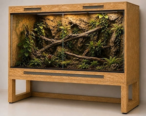  Terrarium mit Unterkonstruktion 150x60x150  Bild 2