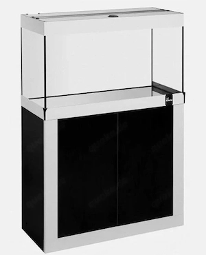  Diversa LED Aquarium Set 120x50x50cm Fine Line black-white 