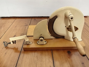 Alte Lauterjung Solingen Vintage Brotschneidemaschine 1960er Jahre Bild 9