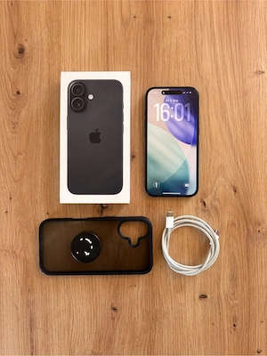 iPhone 16   128 GB   Schwarz   sehr guter Zustand
