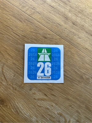 Autobahnvignette Schweiz 2026