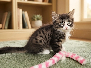  Zuckersüße Maine Coon   Norwegische Waldkatzen-Mix-Mädchen suchen ihr Traumzuhause!     