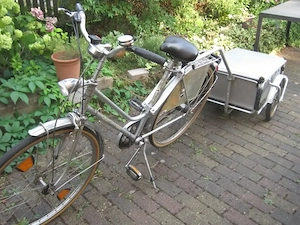 Fahrrad mit Anhänger