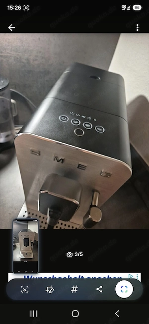 Smeg Kaffeevollautomat in Silber - Top Zustand!