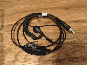 COPACKS Ohrbügel-Headset Einzel mit Mikrofon, 3,5 mm, Schwarz 751374-S3