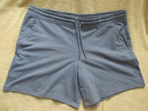 NEU Damen Herren Unisex Freizeit Lauf Sport Strech Sweat Short Sweatshort Hotpants kurze Hose crane