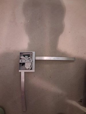 Led Lampe silber