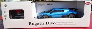 Modellauto Bugatti Divo 1:24 blau