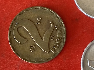 Münze Münzen Umlaufmünze Ungarn 2 Forint 1970