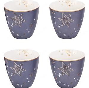 Becher Sternenschwarm 4er-Set Kaffeetassen Weihnachten 350ml