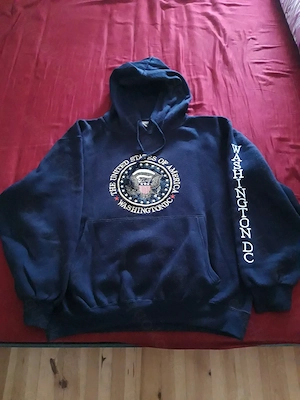 Washington DC USA Sweatshirt Hoody Größe L