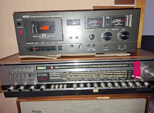 Stereo Kassettendeck und Receiver Vintage