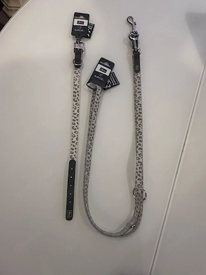 Hunter Hundehalsband Leine reflektierend Gr. s-m (33-41cm) neu