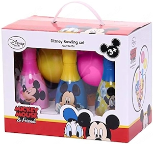 Disney mickey mouse Bowling-Set 6 Pins 2 Bowlingkugel Neu