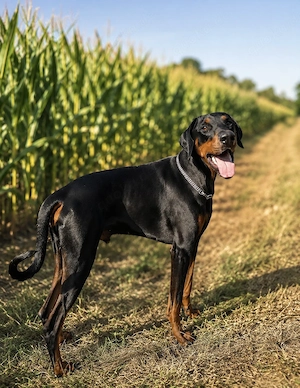 Junger, freundlicher Dobermann mit VDH   DV Papiere