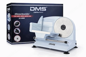 DMS Allesschneider AS-400B 400W Metall Blau  19 cm Edelstahlklinge Neu
