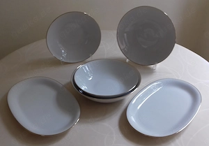 4 große Schüsseln Bavaria Qualitätsporzellan, 23 + 25 cm, je 8 