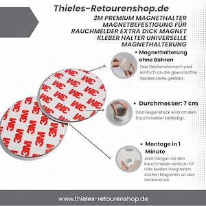 3M Premium Magnethalter Magnetbefestigung Extra Universelle 70mm