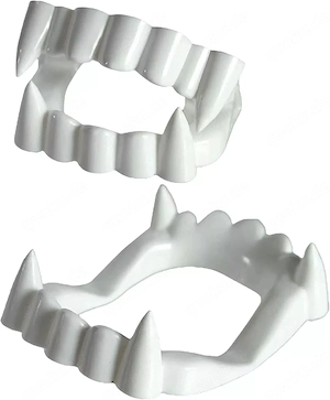 2x Vampirgebiss Halloween, Kinder, Geburtstag Neu