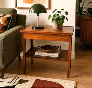 Beistelltisch Teakholz   dänisches Design, Vintage Flair, Mid Century Modern,1960er