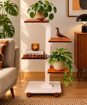 Vintage Blumenständer   Pflanzentreppe Mid Century Modern 1960er 1970er