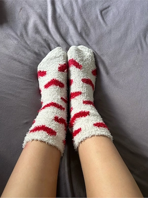 Kuschelsocken | Herzchen 