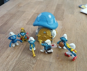 Retro Schlümpfe 70er Jahre!