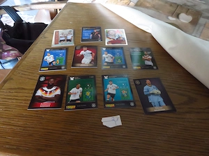 Fussball Sammelkarten von Edeka zu verschenken
