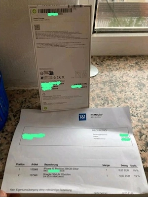 iphone 17 pro max 256gb silber