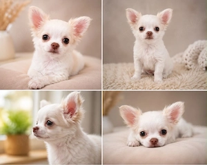    Liebevoller Langhaar-Chihuahua Leo sucht sein Zuhause