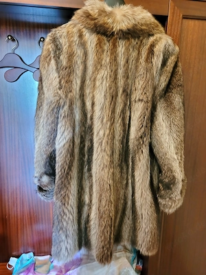 Waschbär Pelzmantel Mantel Gr 44 - Wie Neu ! Bild 2
