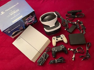 SONY PS4 Playstation 4 CUH-1116A mit VR-Set Brille +Kamera +2 Controller +Spiele