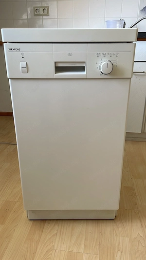 Siemens freistehender Geschirrspüler Weiß AquaStop, Programme 65 C 35 C