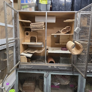 2 Nager Käfige Chinchilla Degu Ratten